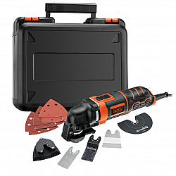 Multifunctional tool MT300KA orange black case 300 watts 12-piece accessory set