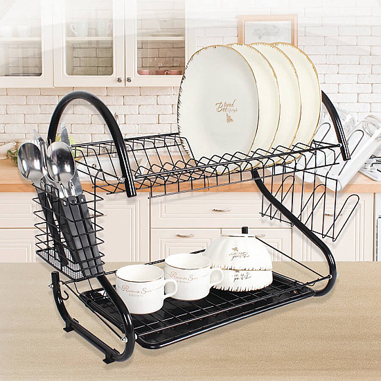 Black drying rack 43 cm MR-1025-43 Maestro