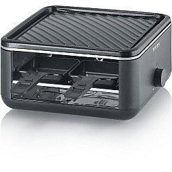 Black Line Lite Mini-Raclette-Grill RG 2360 schwarz, 800 Watt