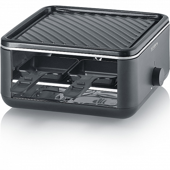 Black Line Lite Mini-Raclette-Grill RG 2360 schwarz, 800 Watt