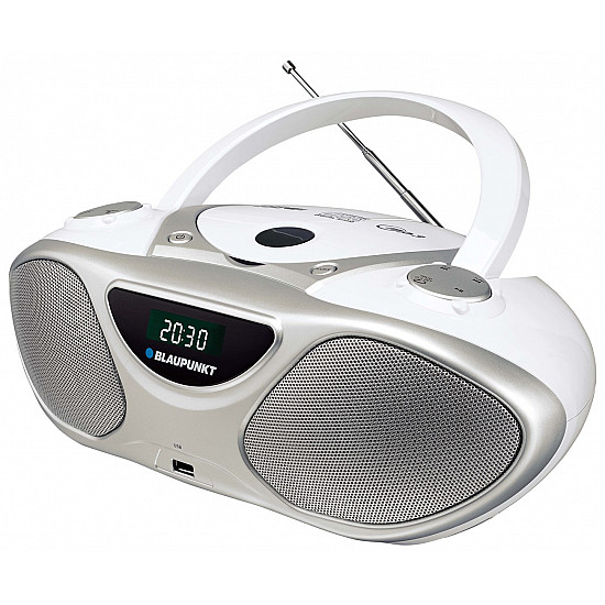 Blaupunkt BB14WH CD player CD recorder Silver, White
