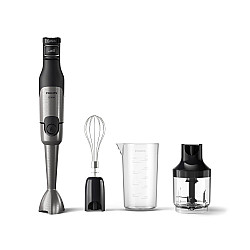 5000 series HR2683/00 hand blender, blender jug, 1200 W, black, stainless steel