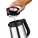 Blitzkocher Thermo 18715, Wasserkocher edelstahl/schwarz, 1,5 Liter