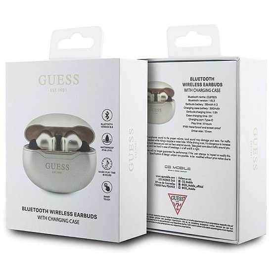 Bluetooth headphones TWS GUTWST50ED gold