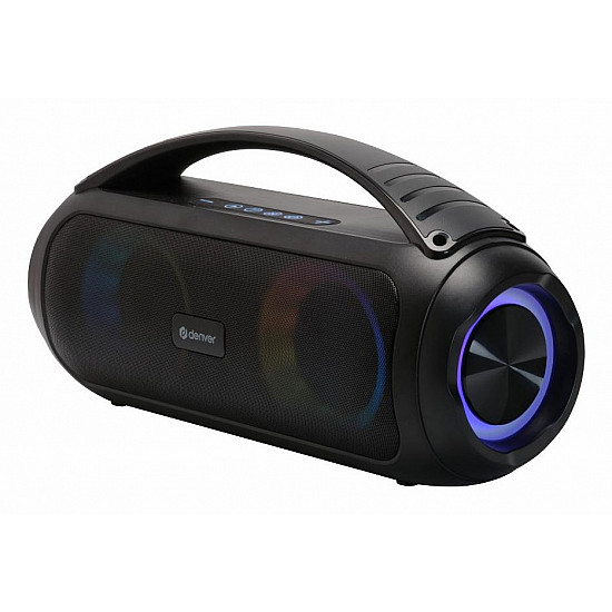 Bluetooth Speaker Denver BTG-616 with handle and LED lighting