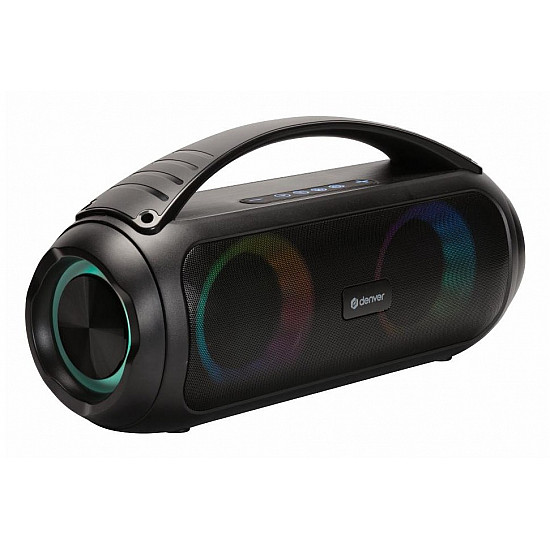 Bluetooth Speaker Denver BTG-616 with handle and LED lighting