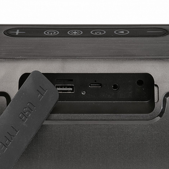 Bluetooth Speaker Denver BTG-616 with handle and LED lighting