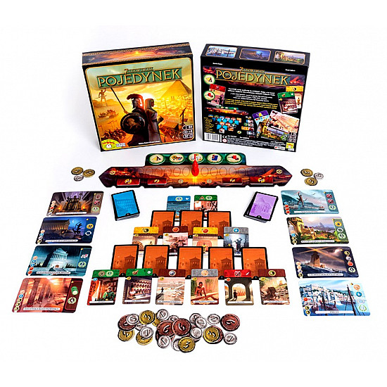 Board game 7 WONDERS OF THE WORLD - DUEL (POLISH VERSION)