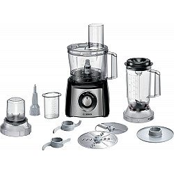 Bosch Food Processor MultiTalent 3 Plus MCM3PM386 900 W Number of speeds 2 Bowl capacity 2.3 L Black/Stainless steel