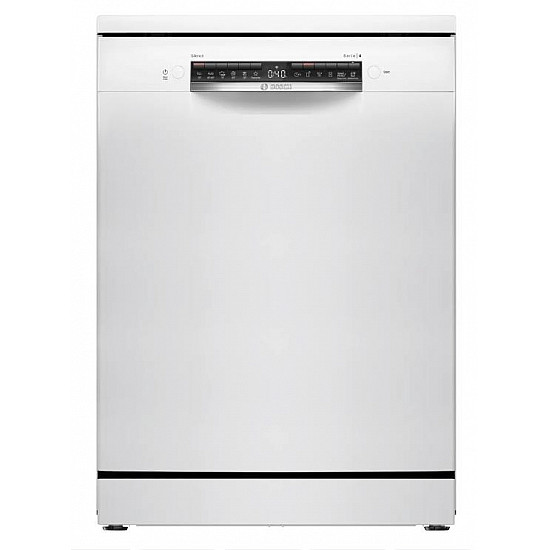 BOSCH Free standing dishwasher SMS4HVW00E, 60 cm, energy class D, AquaStop, Home connect, 3rd drawer, White