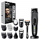Braun 17-in-1 Multi-grooming Style Kit MGK7491 Cordless Number of length steps 13 Grey
