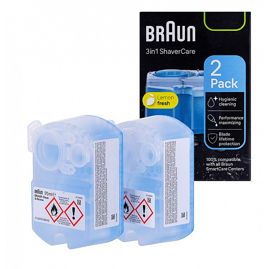 Braun Clean and Renew Cartridge for Clean and Charge stations, 2 pcs