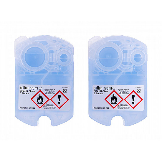 Braun Clean and Renew Cartridge for Clean and Charge stations, 2 pcs