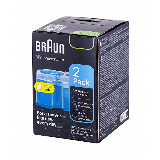 Braun Clean and Renew Cartridge for Clean and Charge stations, 2 pcs