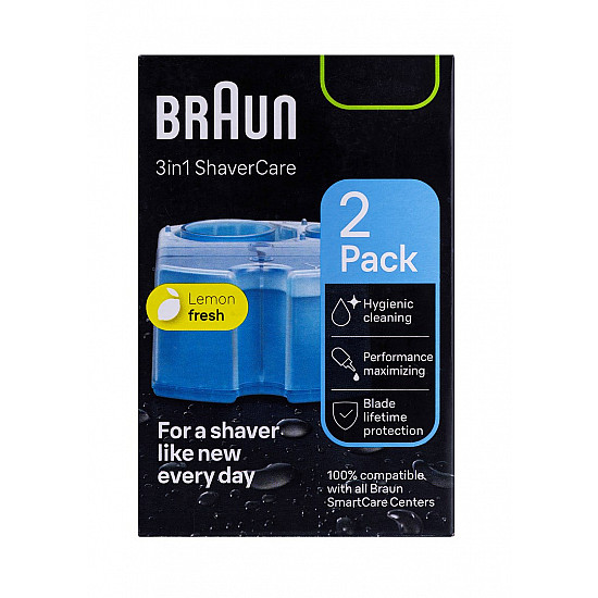 Braun Clean and Renew Cartridge for Clean and Charge stations, 2 pcs