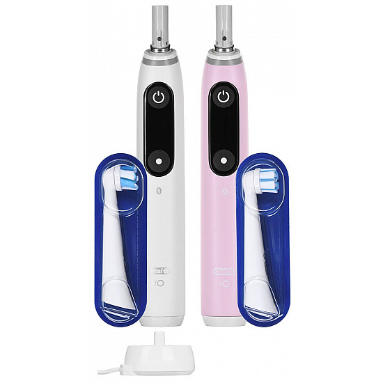 Oral-B Electric Toothbrush iO6 DuoPack Rechargeable For adults Number of brush heads included 2 Number of teeth brushing modes 5 White/Pink