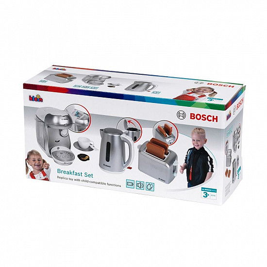 Zestaw niadaniowy Bosch srebrny