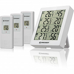 Bresser Temeo Hygro Quadro white