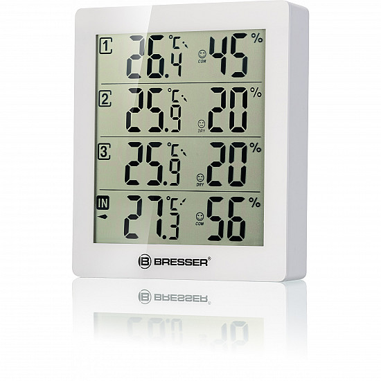 Bresser Temeo Hygro Quadro white