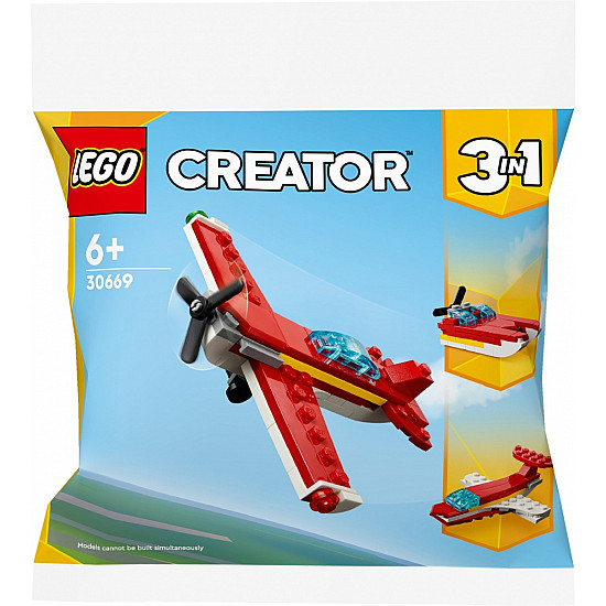LEGO Creator 3w1 30669 Kultowy Czerwony Samolot