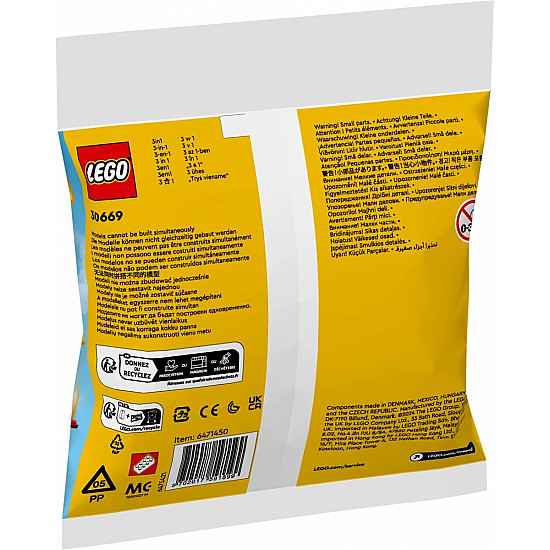 LEGO Creator 3w1 30669 Kultowy Czerwony Samolot