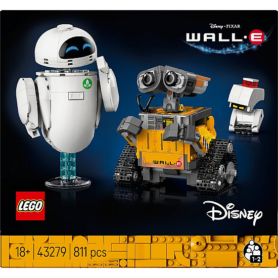 43279 Disney Pixar WALL-E und EVE, Konstruktionsspielzeug