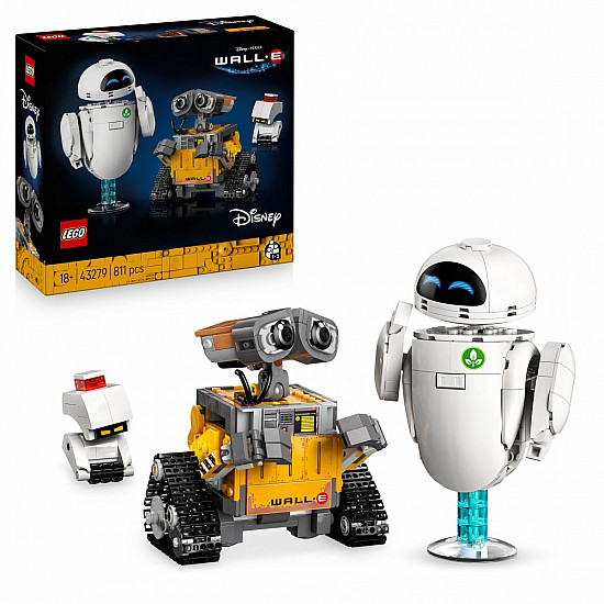 43279 Disney Pixar WALL-E und EVE, Konstruktionsspielzeug