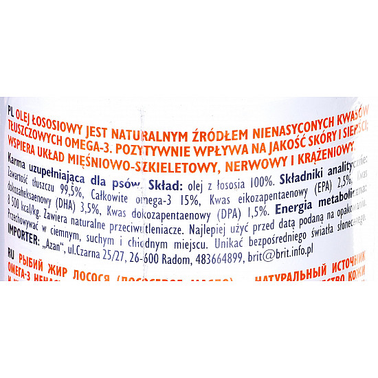 Brit Care Salmon oil 1000ml