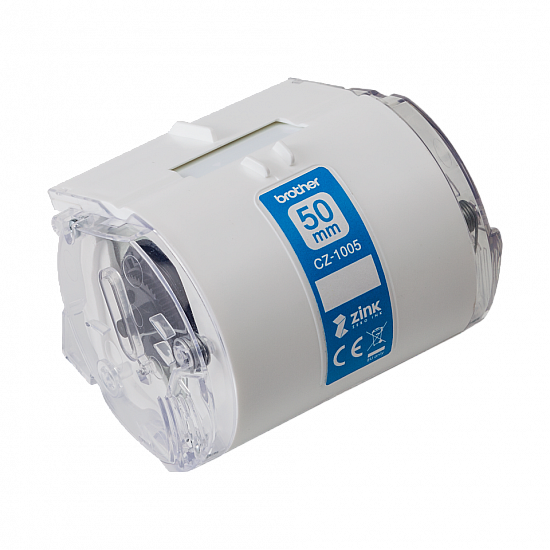 Brother CZ-1005 White Full Color continuous label roll 5 m 5 cm