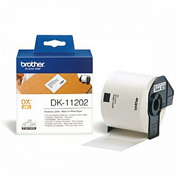 BROTHER DK11202 Etykieta dostawcza Brother 62mm x 100mm 300 szt.
