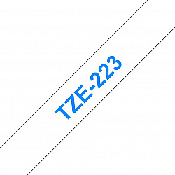 Brother TZE-Schriftbandkassette TZESchriftbandkassette TZe-223 TZe223 White Blue (TZE223)