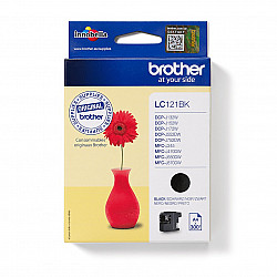 Brother Tinte LC-121BK Schwarz bis zu 300 Seiten nach ISO/IEC 24711