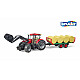 Bruder Case Tractor with loader and trailer