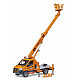 A Mercedes Benz Sprinter vehicle with a basket lift