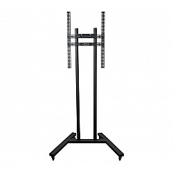 B-Tech Large Universal Flat Screen Trolley / Floor Stand (VESA 800 x 600) - 1.8m O50mm Poles