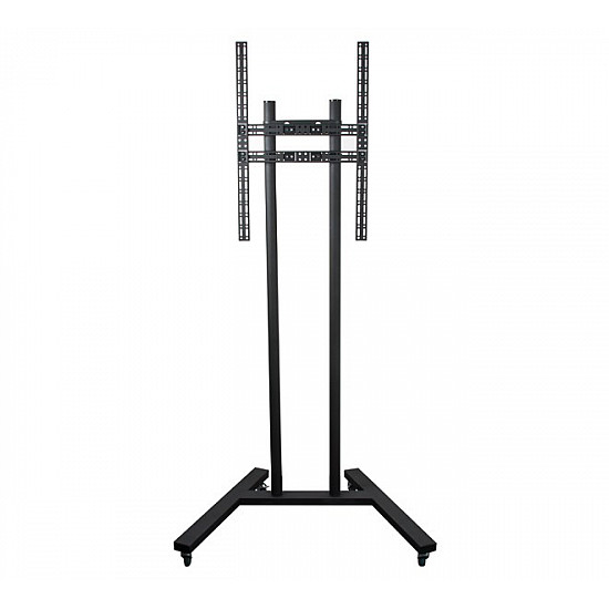 B-Tech Large Universal Flat Screen Trolley / Floor Stand (VESA 800 x 600) - 1.8m O50mm Poles