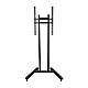 B-Tech Large Universal Flat Screen Trolley / Floor Stand (VESA 800 x 600) - 1.8m O50mm Poles
