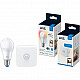 Bundle Colors LED-Lampe A60 E27 + Bewegungssensor ersetzt 60 Watt