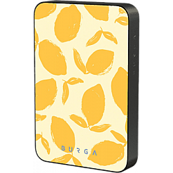 BURGA Magnetic Powerbank 5.000mAh Lemon Tart gunmetal