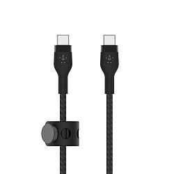 Belkin CAB011bt2MBK BOOST CHARGE™ USB-C do USB-C 2.0 silikonowy w oplocie 2m czarny