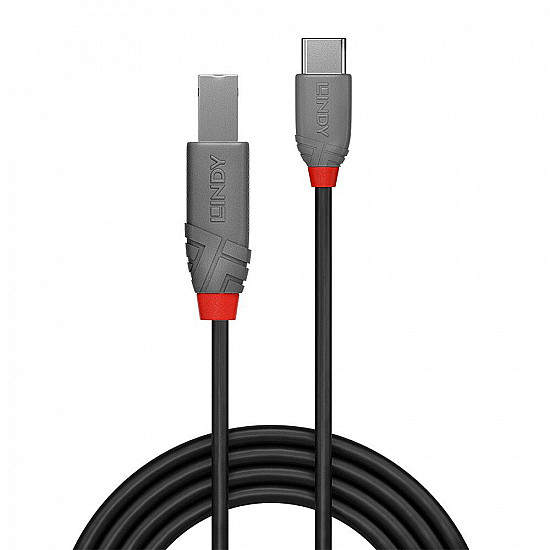 0.5M USB 2.0 TYP C AN B KABEL ANTHRA LINE