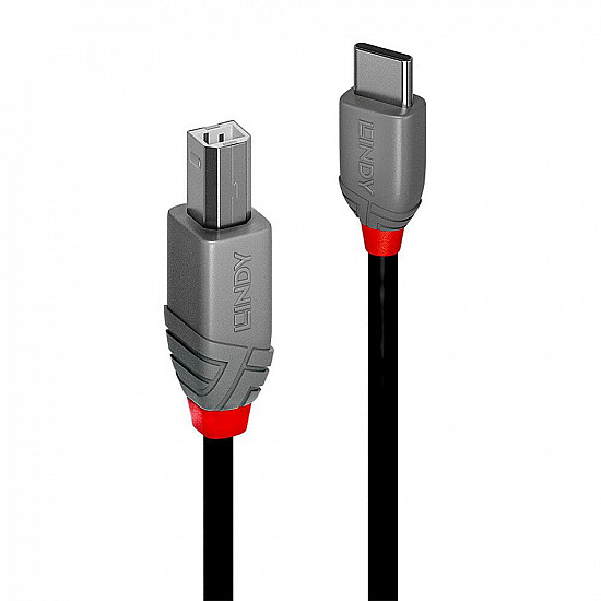 0.5M USB 2.0 TYP C AN B KABEL ANTHRA LINE