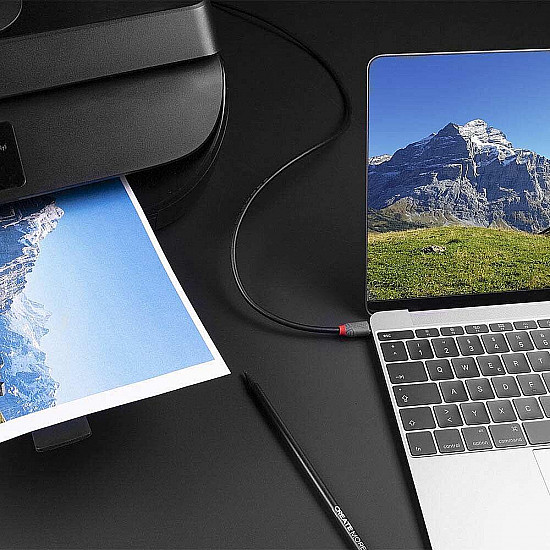 0.5M USB 2.0 TYP C AN B KABEL ANTHRA LINE