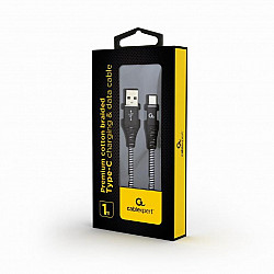 CABLE USB-C TO USB2 1M BLK/WHT/CC-USB2B-AMCM-1M-BW GEMBIRD