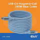 CABLE USB-C TO USB-C 2M/MAGNETIC BLUE CAC-3030 CLUB3D