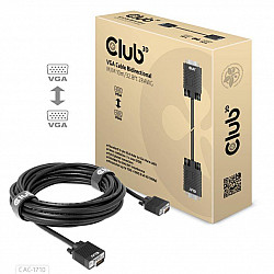 Club 3D 15 pin HD D-Sub (HD-15) han -> 15 pin HD D-Sub (HD-15) han 10 m