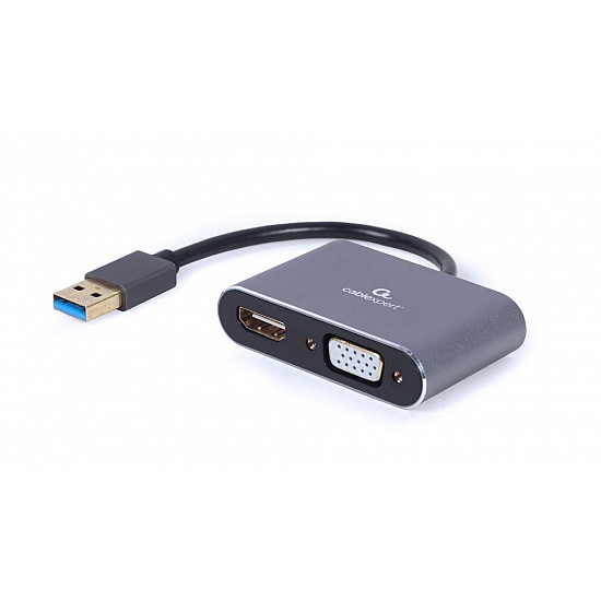 A-USB3-HDMIVGA-01, USB Type-A, HDMI output, DisplayPorts output, 3840 x 2160 pixels