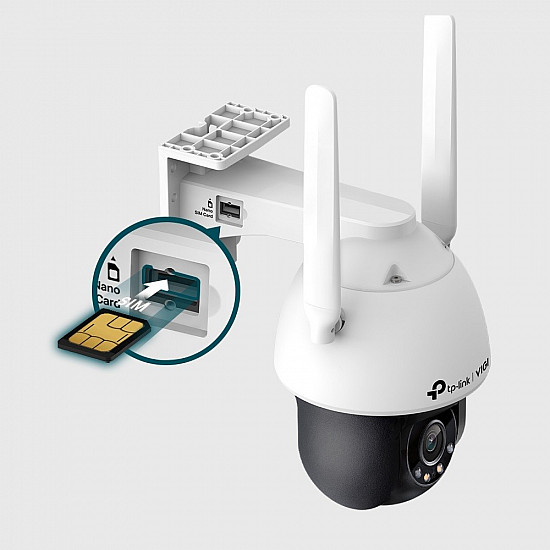 TP-Link IPCam VIGI C540-4G(4mm) 4MP 4G LTE Full-Color TP-Link IPCam VIGI C540-4G(4mm) 4MP 4G LTE Full-Color