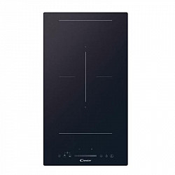 CANDY Induction Domino Hob CTP32SC/E1, 2 cooking zones, Flexible Area, Width 28.8 cm, Black color