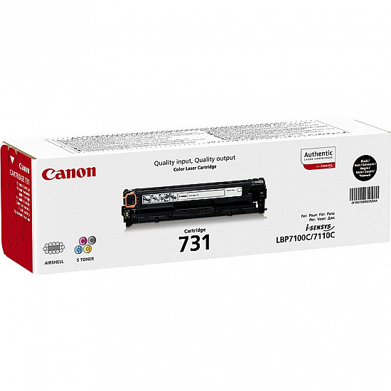 Toner 731 BK for i-SENSYS LBP7100Cn - Original - Black